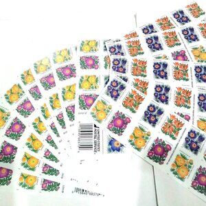 100 Mountain Flora 2022 Forever Postage Stamps US Postal USPS Flowers Weddings